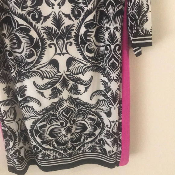 Eliza J Black and White Pattern Dress - Picture 3 of 5